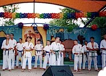 2003, Июнь. Федерация БУДОКАЙ. День города - Клуб единоборств БЕЛЫЕ ТИГРЫ, Астана - ММА, бразильское джиу-джитсу, кикбоксинг, каратэ: тренировки для взрослых и детей