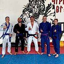 Прошла аттестация на пояса по BJJ